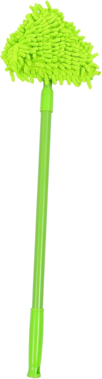 Mop Steam Floor Mop Tile Cleaner Household Cleaner Triangle Mop for Tile Mop for Tile Floors Tile Mop Glass Washing Mop Cleaning Mop Telescopic Mop to Rotate Wipe The Glass Green