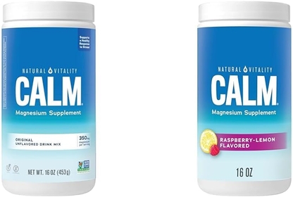 Calm, Magnesium Citrate Supplement, Anti-Stress Drink Mix Powder, Gluten Free & Calm, Magnesium Citrate Supplement, Anti-Stress Drink Mix Powder, Gluten Free
