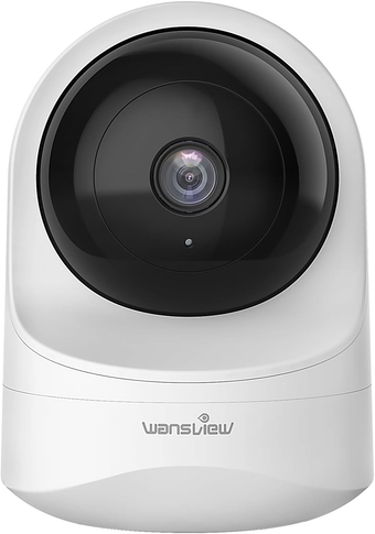 Baby Monitor Camera, 2K Wireless Security Camera for Home, WiFi Pet Camera for Dog and Cat, 2 Way Audio, Night Vision, Works with Alexa Q6-W