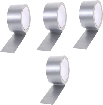 4 Rolls Window Windproof Glue White Duct Tape Clear Duct Tape Window Sealing Tape Household Window Tape Heavy Duty Duct Tape Door Gaps Sealing Tape High Viscosity Cloth