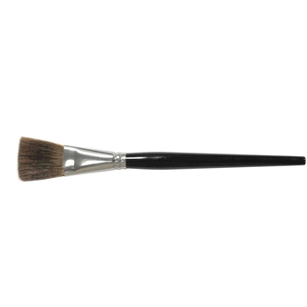 41018 1/4" Flat Marking Brush, Ox Hair, 7/8" Trim Length, Round Handle, Made in The USA (Pack of 12)