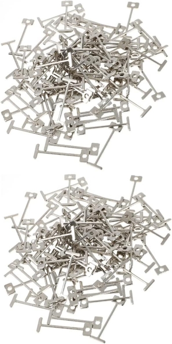 Tile Spacers 1/16 Inch 400 Pcs Tile Leveling Steel Needle Leveling Shims Wall Needles Replacement Flooring Steel Needles Tile Leveler Pin Ceramic Tiles Spacers Tile Floor Spacers
