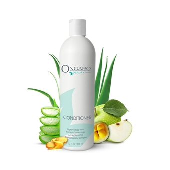 Ongaro Beauty Organic Hair Conditioner- Deep Conditioner with Aloe Vera, Probiotics, Peptides, Vitamin E, and Apple Stem Cells - Moisturizing Conditioner for Healthy Hair Growth - 12 fl oz
