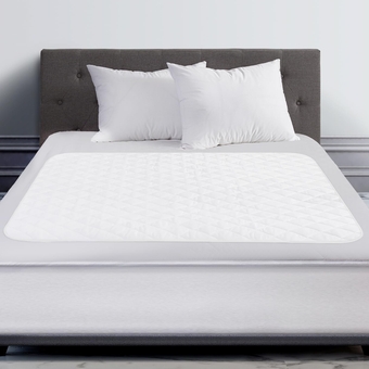 Waterproof Incontinence Quilted Bed Pad - Washable & Absorbent Bed Pad for Elderly, Adults, Kids, and Pets. Reuseable Underpad Remains Soft and Comfortable After Every Wash. (36X 52)