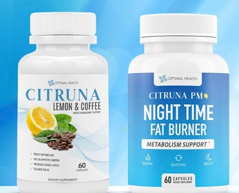 Lemon and Coffee Weight Loss Supplement PM Nighttime Fat Buner for Men and Women - 60 Capsules