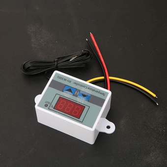 Temperature Controller, Durable Thermostat Switch Digital Display with Sensor Probe (110-220V/1500W)