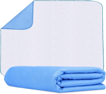 Incontinence Bed Pads (Pack of 1) Washable Pee Pads for Adults, Kids & Pets - Highly Absorbent Pads, 18x24 inches Bed Pads Washable Waterproof Pads for Bed, Reusable Bed Pads & Underpads