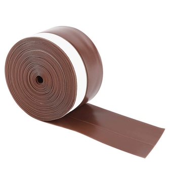1 Roll 5M Caulk Tape Sealant Strip,Silicone Rubber Sealing Strip,Wall Sealing Tape Caulk Sealer,Caulk Strip,sealant Tape,Shower Tile Sealer Adhesive sealant(brown)