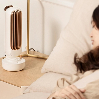 2023 Portable A-ir Conditioner - Retro Tower Fan Spray Water Cool-ing Fan Desk Cooler,Wet Spray Cooler With 3-Speed,Quiet & Powerful Small Misting Home Office Cooler Desktop Bedroom