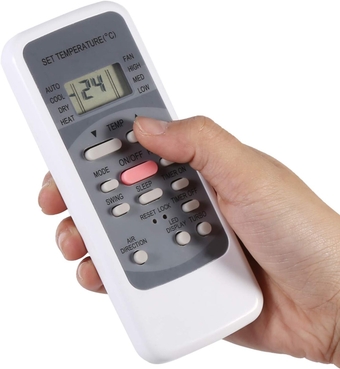 Replacement Air Conditioning Remote Control Compatible for Midea R51 Series R51/E R51/CE R51M/CE R51D/E R51M/BGE R51M/BGE Compatible for Toshiba Electrolux Conia VESTEL QUUL Lasko NASCO