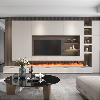 Fireplace Stove 70 Inch Recessed Ultra-Thin Electric Fireplace with 3D Realistic flame, Indoor Decoration Fireplace, Black Slim Panel Electric Fireplace, Remote and Buttons Control, Timer, Automatic p