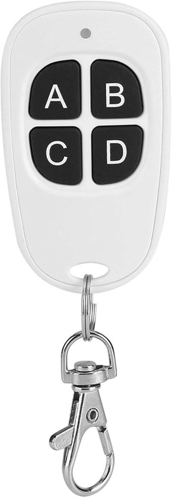 433MHz EV1527 1~4 Channel RF Wireless Remote Control Outlet Transmitter for Easy Control Up to 100 Meters (4#)