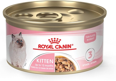 Feline Health Nutrition Kitten Thin Slices in Gravy Canned Cat Food, 3 oz can (24-count)