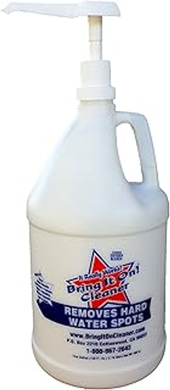 : Shower Door Hard Water Spot Stain Remover with OXYGEN BLEACH. Safely Clean Shower Door Glass, Tiles, ...