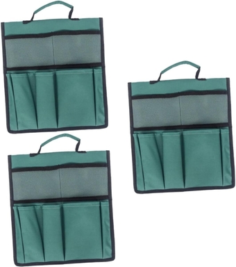 3pcs Foldable Planting Tool Pouch Garden Tool Organizer Tool Bag Tote Garden Bench Kneeling Bag Garden Tool Bag Gardening Tools Storage Stool Work Tote Tools Bag Work Bag Trolley