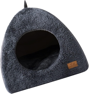 1pc Cat Nest Pet House Cave Cat Bed Plush Kitten Cat Sleeping Cushion Critter Hut Cave Pet Cat Pouch Bed Kitten Warm Bed Cat Tent Bed Pet Bed Pet Supplies Winter Cloth
