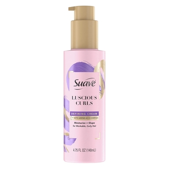 Pink Luscious Curls Styling Cream Hair Cream for Luscious Curls Curl Defining Cream with Amino Acid Complex 4.75 oz