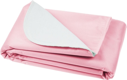 Bed Pads for Incontinence Washable, Bed Wetting Protection for Adults & Elderly - Waterproof Reusable Underpads for Mattress, Women, Men, Kids, Pets (Pink, 34" x 36")
