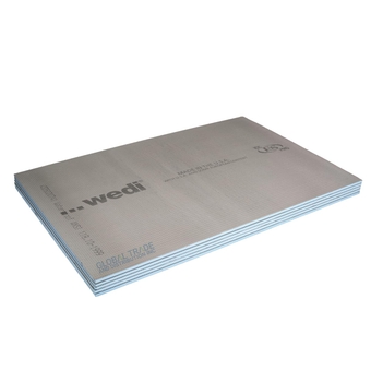 Waterproofing Extruded Polystyrene Cement Resin Coated Boards w/Fiberglass Mesh (5X Pack Building Panel) 48" x 32" x ½" with Heat Insulation for Shower Wall & Floor Cover 53.3 Sq Ft (5 Sq M)