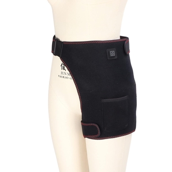 Hip Heating Pad, Heated Groin Wrap, Heating Pad for Hip, Heating Pad for Hip Pain Relief with Massager, Heated Hip Warmer for Pain, Compression Brace Hip Strap