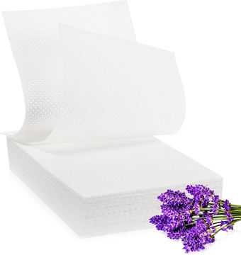 50 Pcs Absorbent Pads Scented Commode Pads Disposable Bedpan Liners Pads for Bedside Commode Bucket Potty Chair Camping Portable Toilet Bags (Lavender)