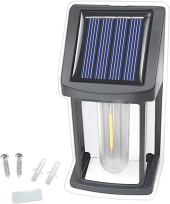 Solar Outdoor Wall Light with Motion Sensor, All Weather-Proof Solar Light, Wall Mounted Solar Spot Light,Smart Solar Light,Solar Security Flood Light for Garden Patio Yard Deck, Solar Lights