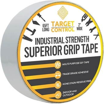 ™ | 65FT x 2'' | Carpet Tape Double Sided, Rug Tape Grippers for Hardwood Floors & Area Rugs, Carpet Binding Tape Strong Adhesive & Removable, Heavy Duty Stickers Tape