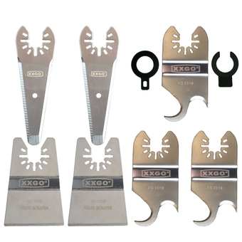 7 Pcs Multitool Scraping Cutting Blades Multi Tool Hook Knife Blades XGM0619