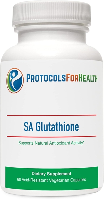 SA Glutathione Dietary Supplements | Supports Natural Antioxidant Activity, 60 Capsules