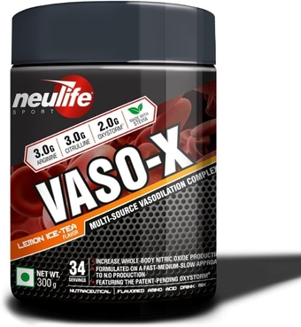 JAMU IME-Release Nitric Oxide Booster with Citrulline, Arginine & Oxystorm Powder 300g (Lemon IceTea)