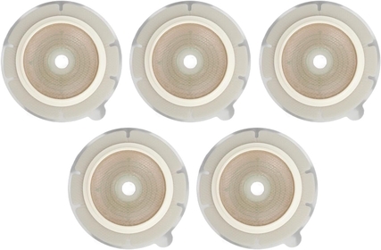 5pcs Stomahesive Flexible Skin Barrier, 2 Pieces Clear Scale Hydrocolloid Moldable Ostomy Rings, Ostomy Barrier Rings, Clear Scale Stomahesive Skin Barrier