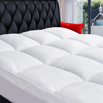 Queen Mattress Topper, Extra Thick Pillowtop, Cooling and Plush Mattress Pad Cover 400TC Cotton with 8-21 Inch Deep Pocket 3D Snow Down Alternative Fill