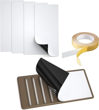 Magnetic Air Vent Covers,4 Pcs 6" X 12" Strong Magnet Vent Cover,Compatible with RV,Home Floor,Ceilings,Wall,Floor Air,Heating Ventilation Cover，Keeping Your Vents Free from Dust and Debris