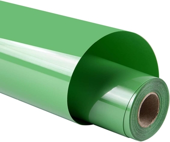 Heat Transfer Vinyl for T-Shirts 12" x 8ft - Apple Green HTV Vinyl Roll Iron on-Easy to Cut &Weed, Glossy Surface (Apple Green k20)