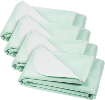 Bed Pads for Incontinence Washable, Bed Wetting Protection for Adults & Elderly - Waterproof Reusable Underpads for Women, Men, Kids, Pets (34" x 52", 2)