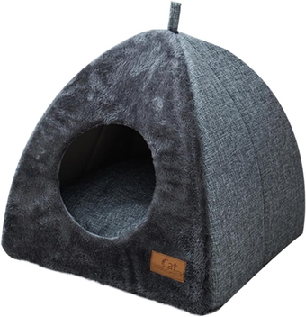 1pc Cat Nest Pet Entrance Bed Dog Soft Nest Pet Cuddle Cave Kitten Warm Bed Cat Habitat Puppy Plush Pet Warm Kitten Sleeping Felt Cat Cave Cat Bed to Sleep Cloth Pet Supplies