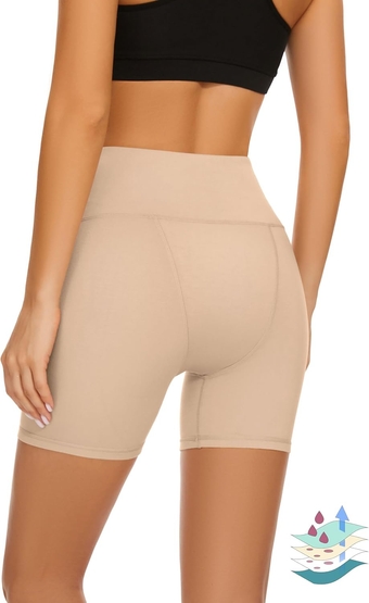Period Boyshorts Heavy Flow Leak-proof Menstrual Shorts High Waisted Women's Period Underwear