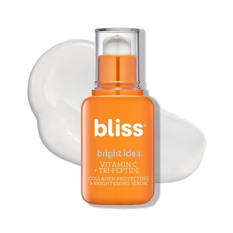 Bright Idea Vitamin C + Tri-Peptide Brightening Serum - 1 Fl Oz - Hydrating Illuminating Face Cream with Peptides - Clean - Vegan & Cruelty-Free