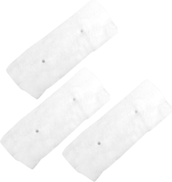 30 Pcs Glass Wiper Accessory Bag Household Cleaner Magnetic Household Windows Magnetic Window Cleaner Strip Magnetic Cleaning Window Cleaner Wiper Fixed Buckle White