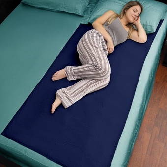 Waterproof Mattress Pad, Dark Colored to Hide Stains, Oversized 34"x 72" – Quilted, Bed Pad for Incontinence Washable, for Adults and Kids Reusable Underpad