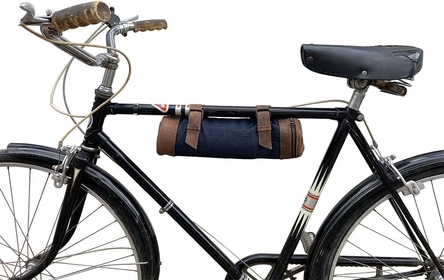 & , Bike Pack Tube, Zipper Commute Bag, Travel Storage Handmade