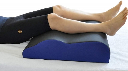 Elevating Leg Rest Pillow with Memory Foam Top - Best for Back, Hip and Knee Pain Relief