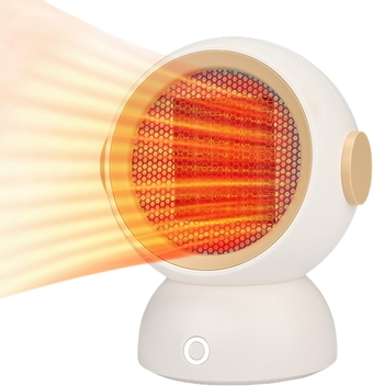 Electric Space Heater,1200W Energy Efficient Space Heaters for Indoor Use,2-Speed Portable Heater Fan for Office,Desk Heater,Overheating Protection,Dumping shutdown (White)