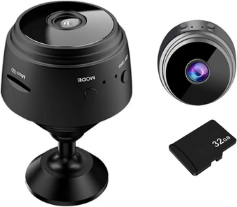 Magnetic Mini Security Camera, Mini Camara Ocultas Con Video Y WiFi, Mini 5g Wireless WiFi Camera 1080p HD - Night Vision Included, Full HD WiFi Smart Camera for Home Security