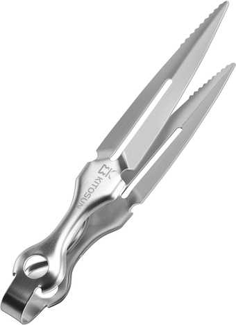 Hookah Tongs Superior Hookah Charcoal Tongs Thick Stainless Metal Narguile Shisha Coals Tongs Durable Heavy Duty Hookah Accessories BBQ Kitchen Clips, 8.8" Long Good Handy Easy Clean (Chromium)