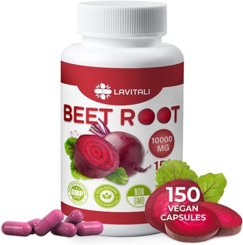 150 Beet Root Extract Capsules, 1000mg per Serving, High Concentrated Herbal Power Extract for Providing Nitric Oxide, Boosting Athletic Performance (150 Capsules)