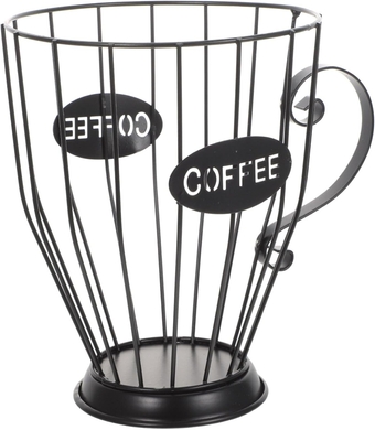 Coffee Capsule Holder Espresso Pod Holder Coffee Organizer Stand Coffee Pod Cages Large Capacity Coffee Holder Coffee Pod Basket Coffee Pod Organizer Holder Mug Iron Fruit