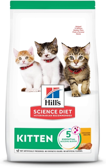 Dry Cat Food, Kitten, Chicken Recipe, 7 lb. Bag