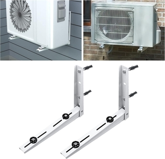 Wall Mounting Bracket for Mini Split Air Conditioner Condensing Unit，Heat Pump，1-5P, Support up to 350lbs, Universal (9000-36000 btu)