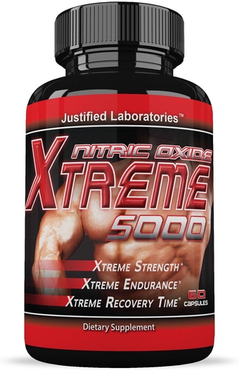 Marvel Nitric Oxide Xtreme 5000 Extreme L Arginine Pump Boost 60 Capsules